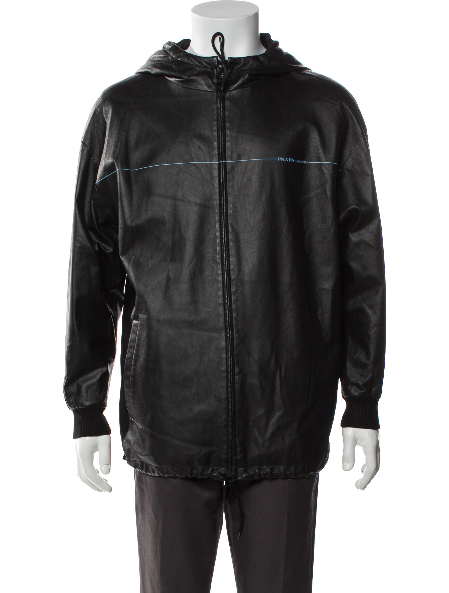 Prada 2018 Enameled Metal Triangle Jacket w/ Tags