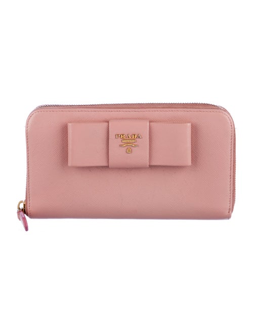 Prada Leather Continental Wallet