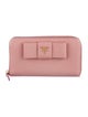 Prada Leather Continental Wallet