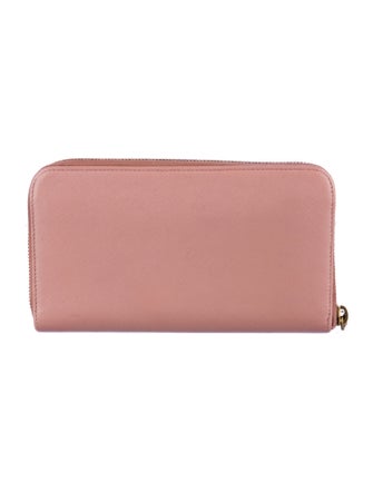 Prada Leather Continental Wallet