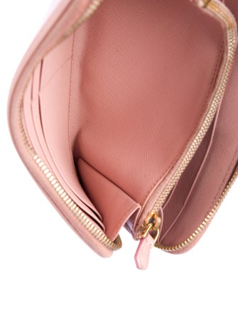 Prada Leather Continental Wallet