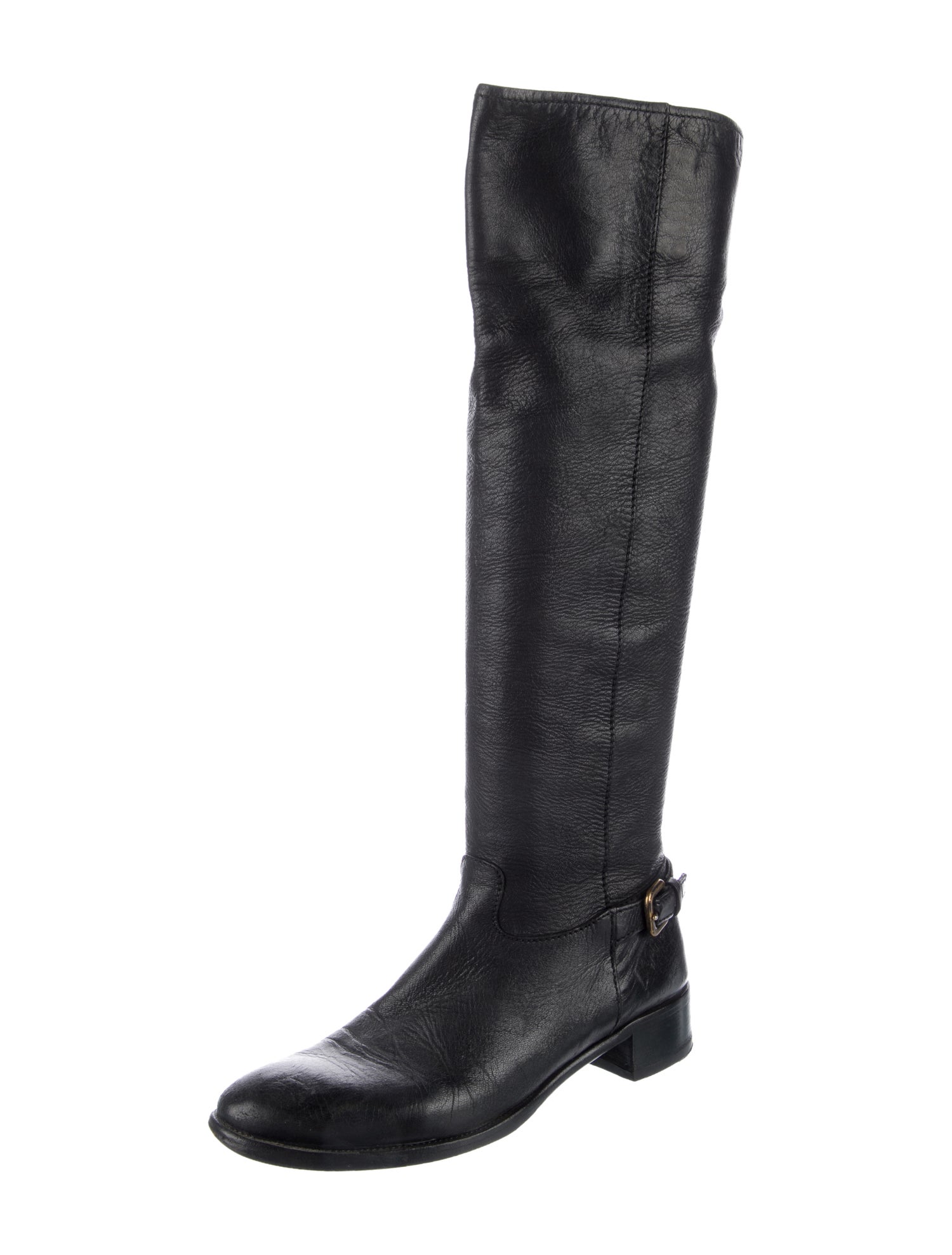 Prada Leather Riding Boots