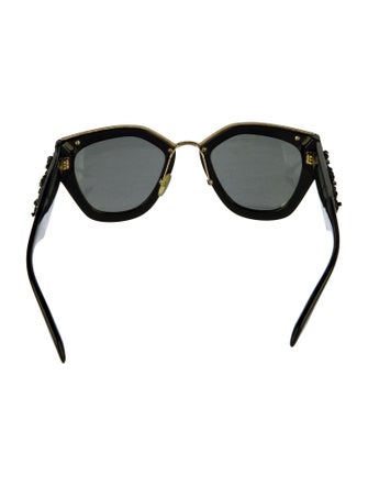 Prada Cat-Eye Tinted Sunglasses