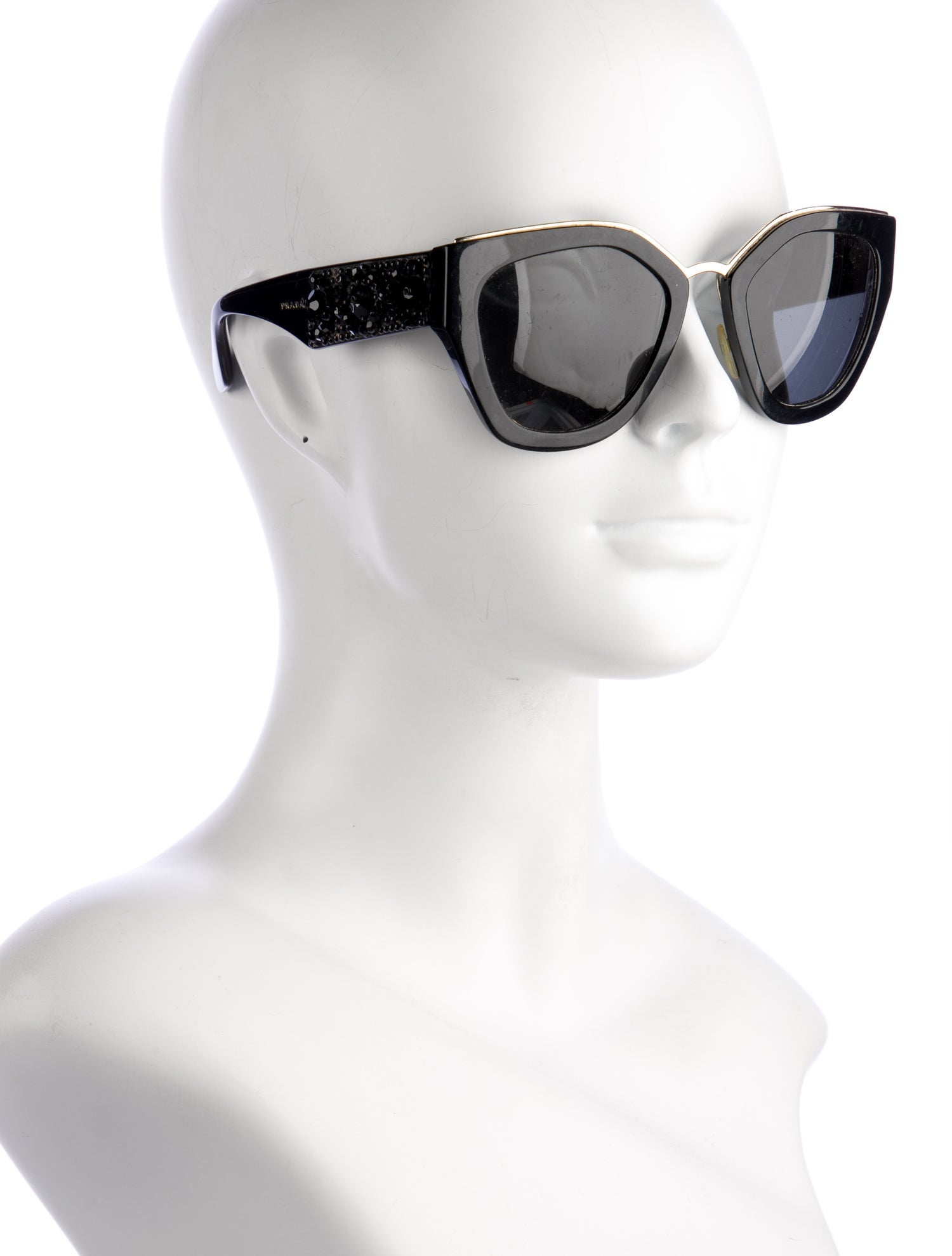 Prada Cat-Eye Tinted Sunglasses