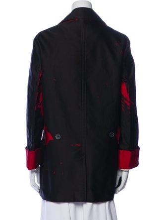 Prada 2018 Striped Peacoat