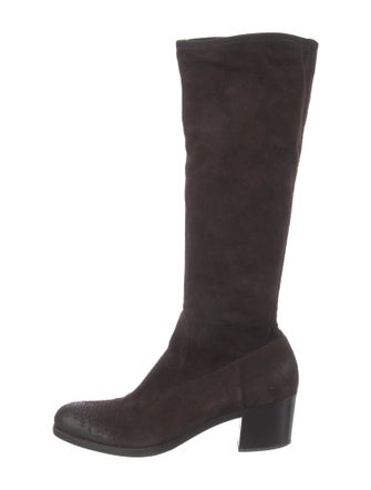 Prada Suede Riding Boots