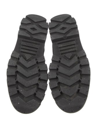 Prada Nylon Colorblock Pattern Boots
