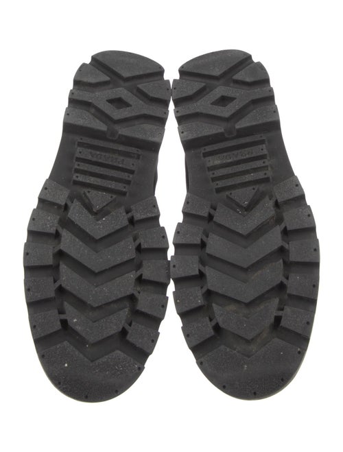 Prada Nylon Colorblock Pattern Boots