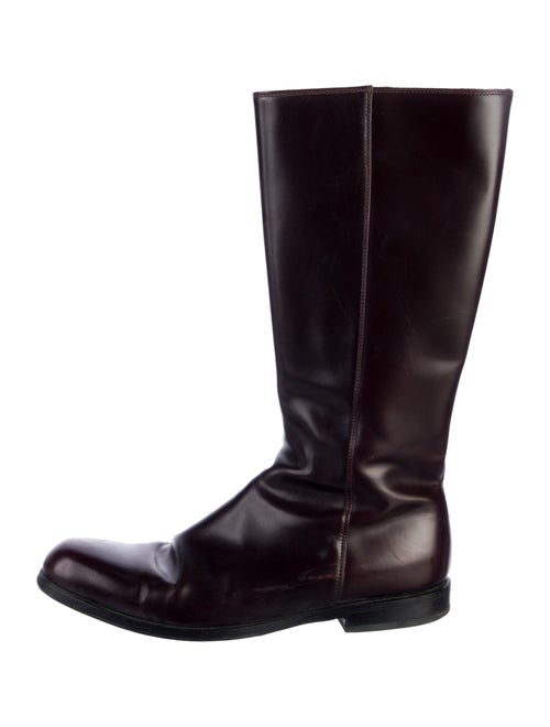 Prada Leather Riding Boots