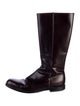 Prada Leather Riding Boots