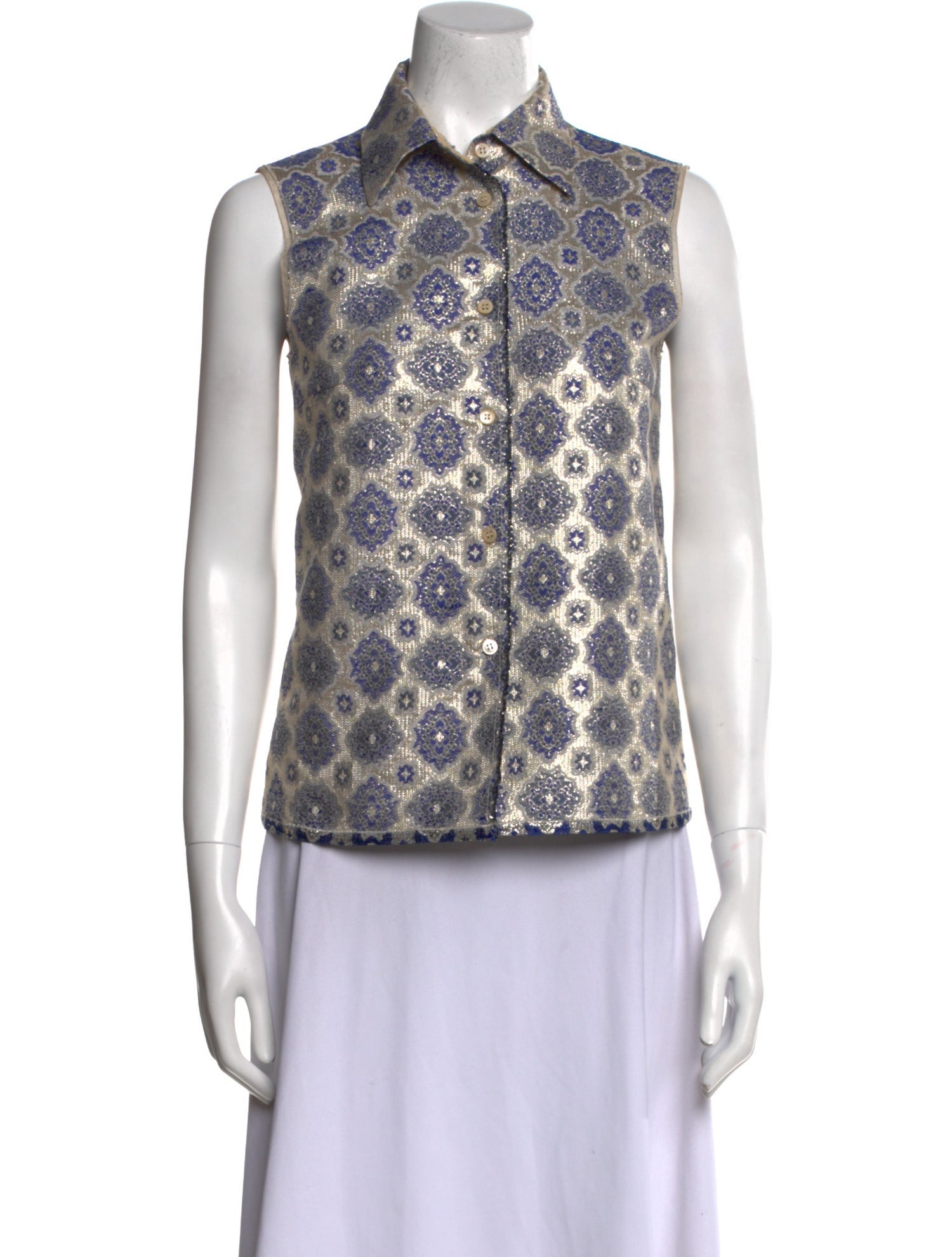 Prada Vintage 2002 Button-Up Top