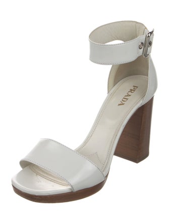 Prada Patent Leather Sandals