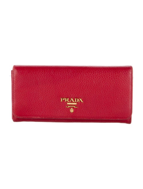 Prada Leather Continental Wallet