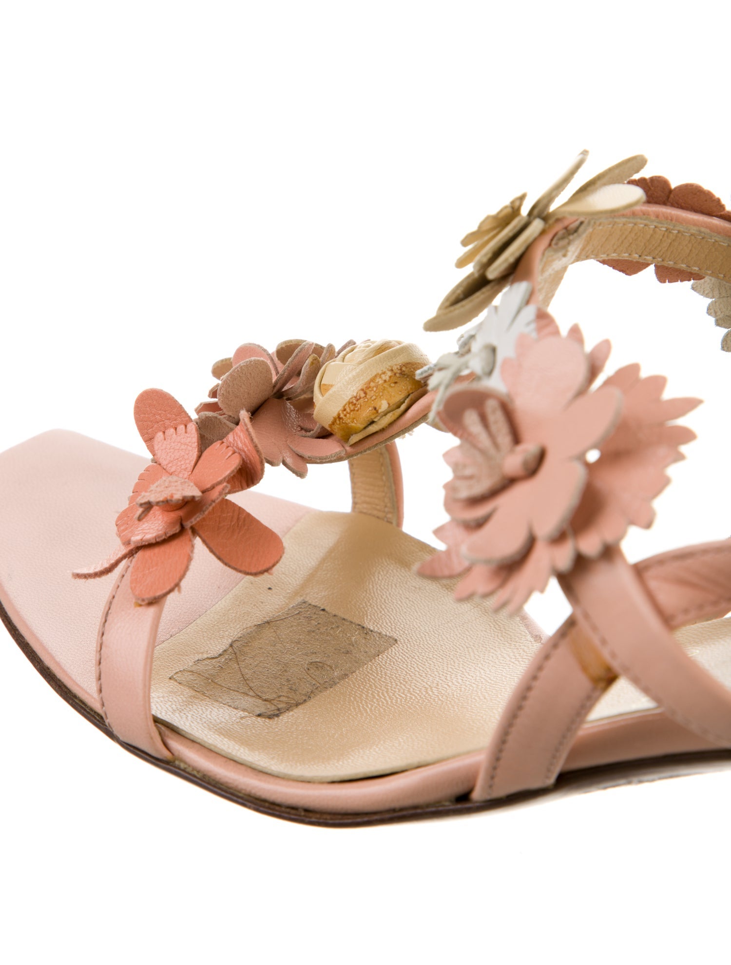 Prada Leather Slingback Sandals