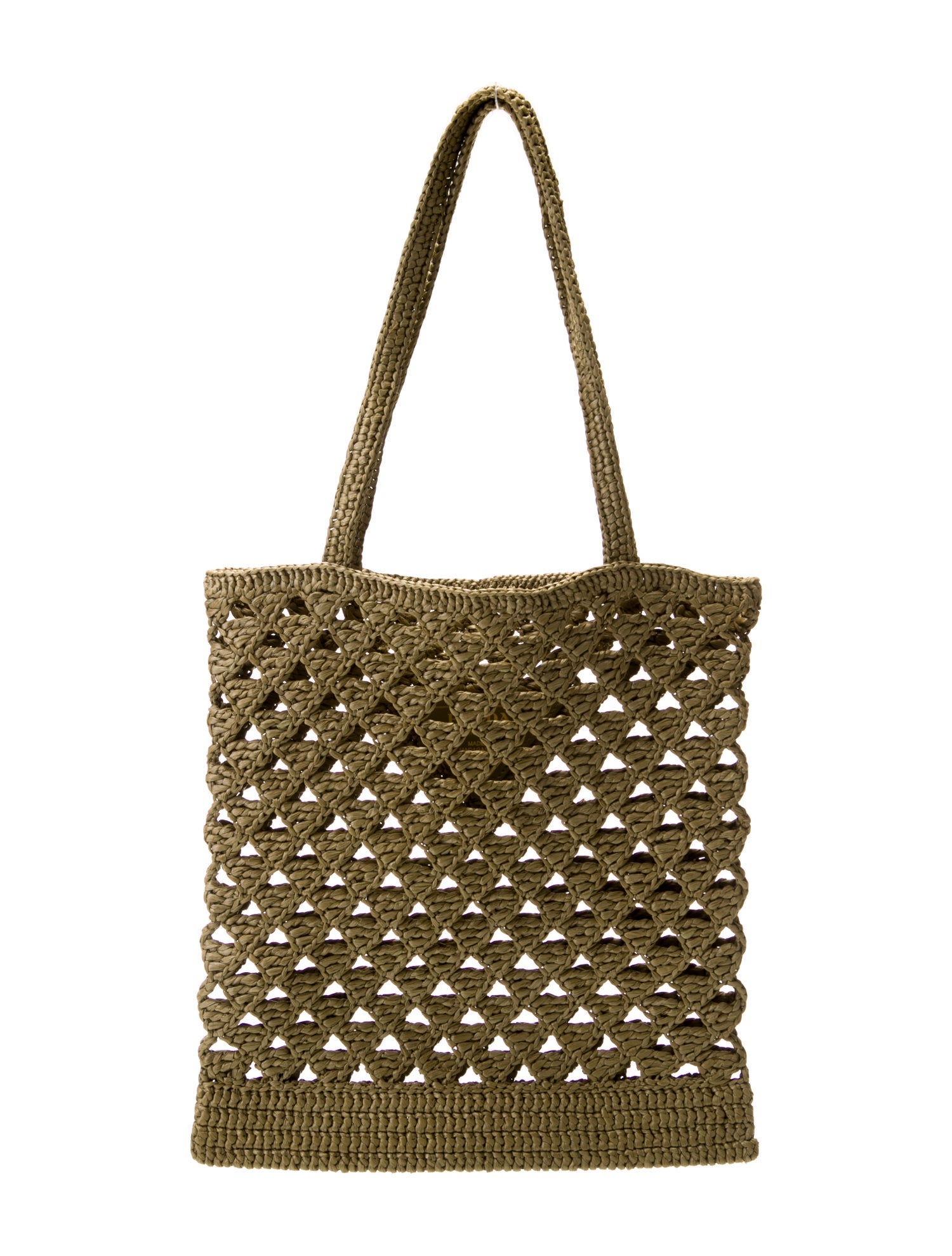 Prada Raffia Grass Shoulder Bag