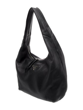 Prada Vitello Daino Leather Hobo