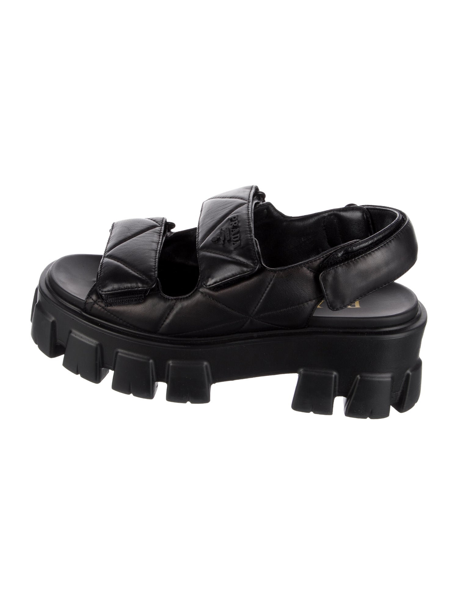 Prada Leather Slingback Sandals