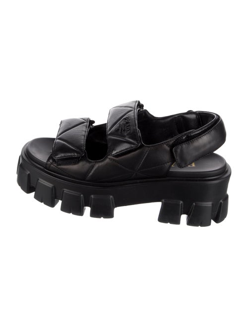 Prada Leather Slingback Sandals