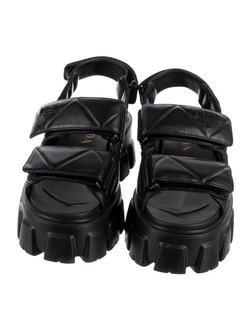 Prada Leather Slingback Sandals