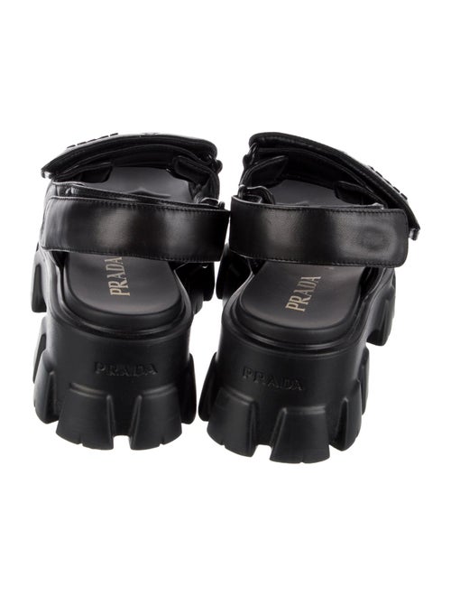 Prada Leather Slingback Sandals