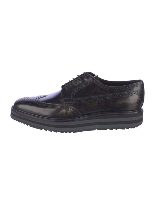 Prada Leather Lasercut Accents Brogues