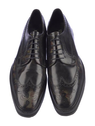 Prada Leather Lasercut Accents Brogues
