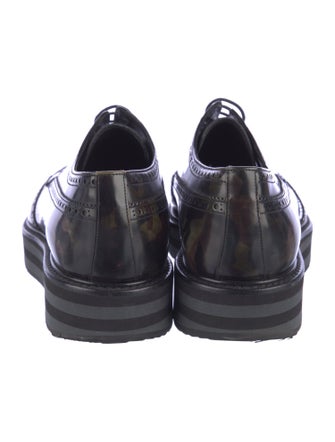 Prada Leather Lasercut Accents Brogues