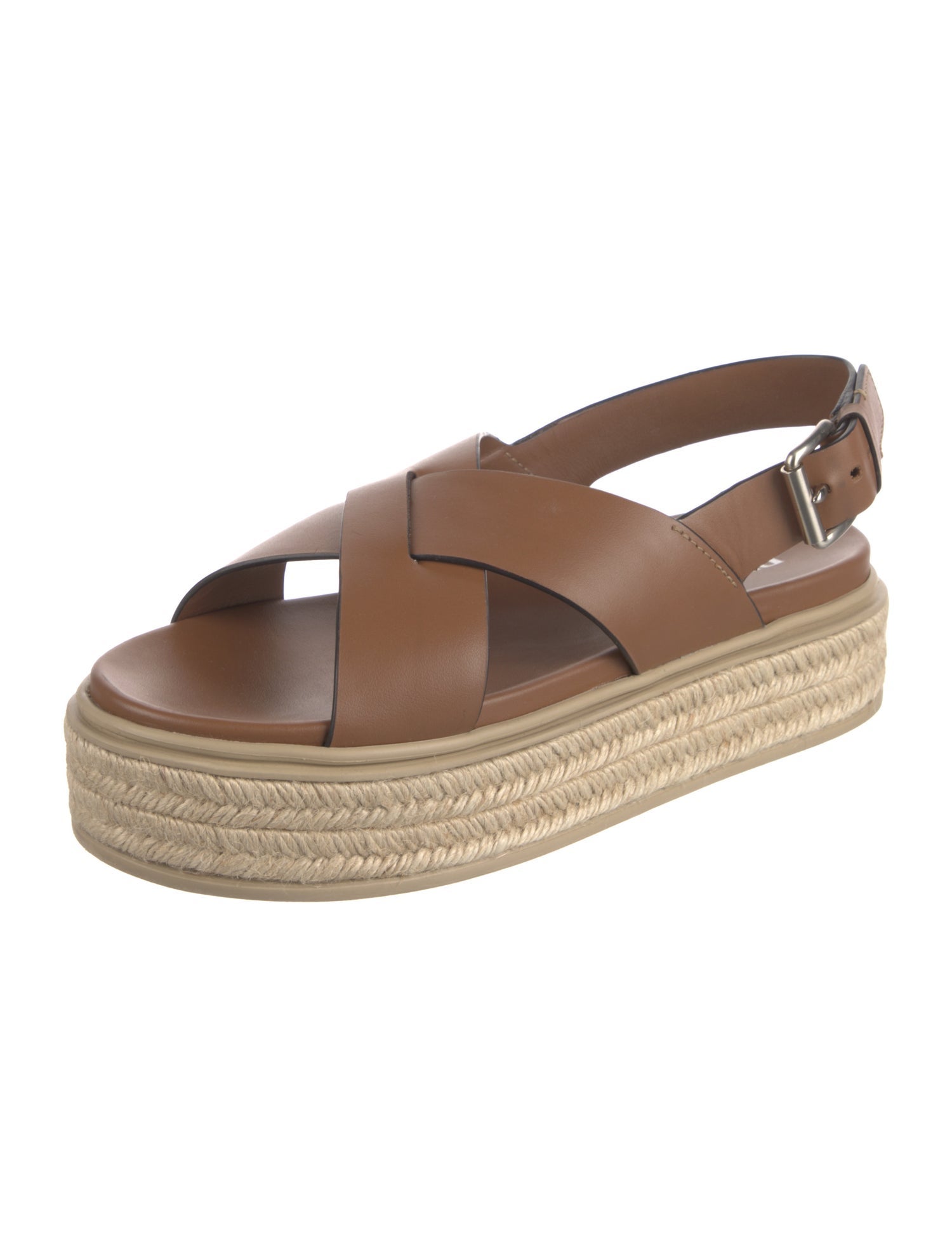 Prada Leather Espadrilles