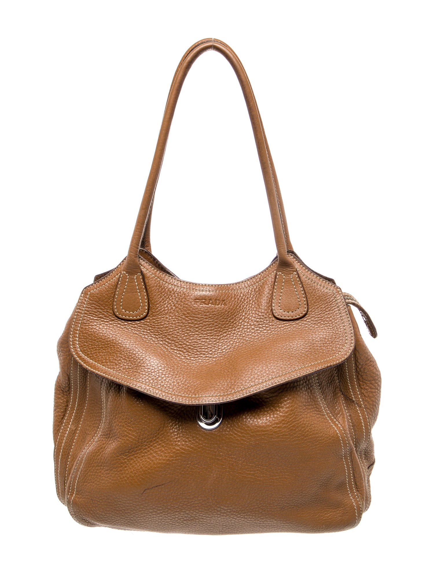 Prada Vitello Daino Leather Shoulder Bag
