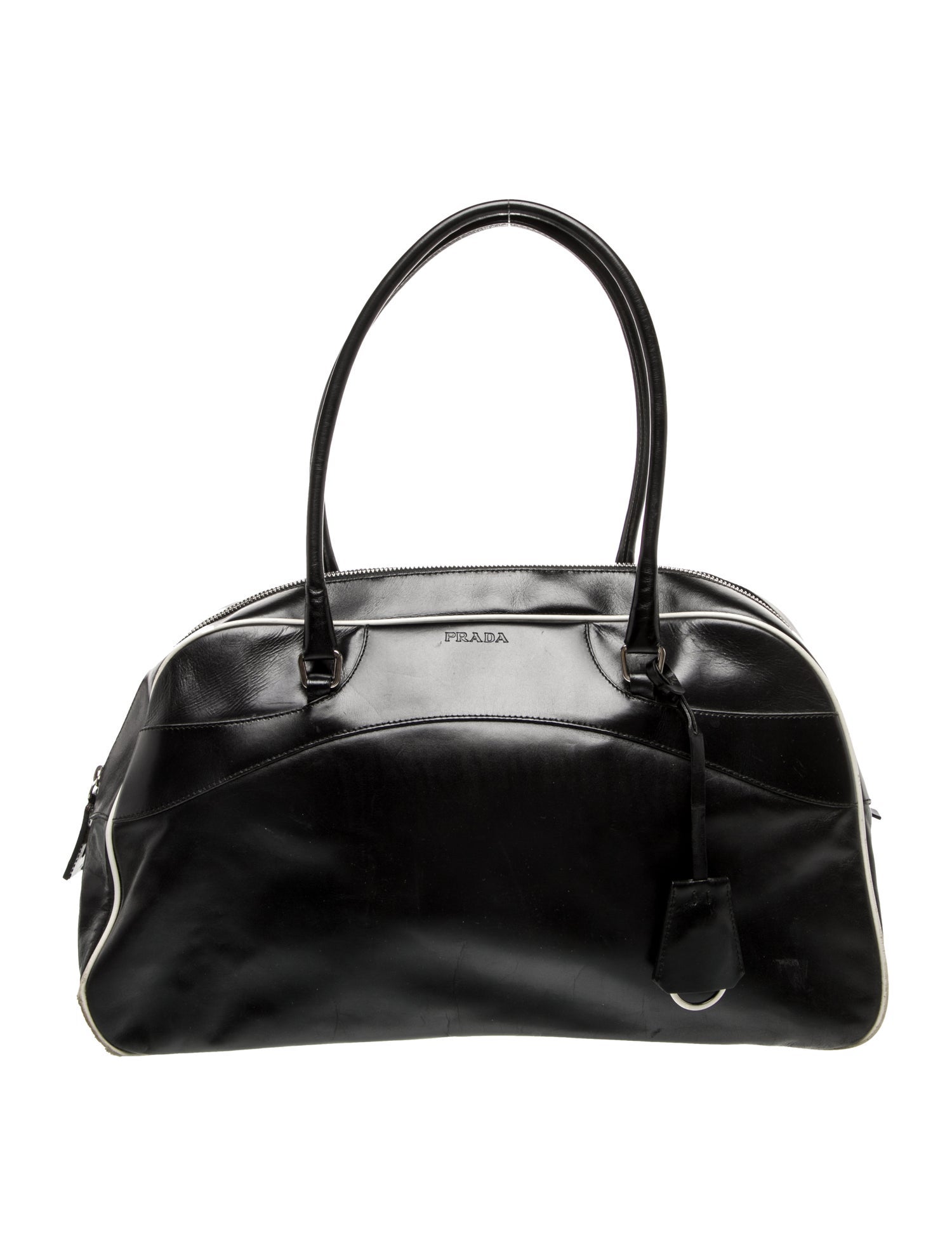 Prada Leather Top Handle Bag