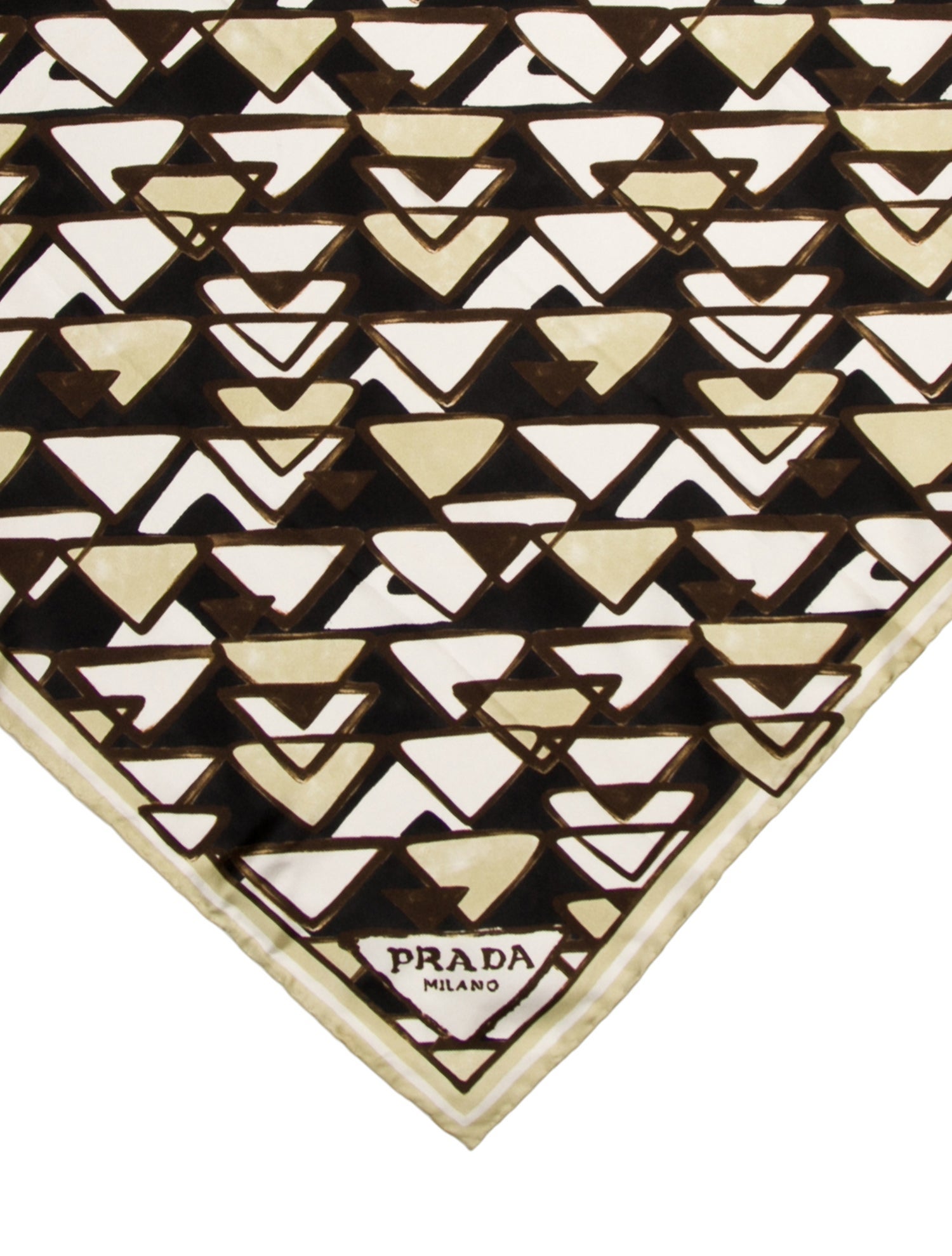 Prada Silk Printed Scarf