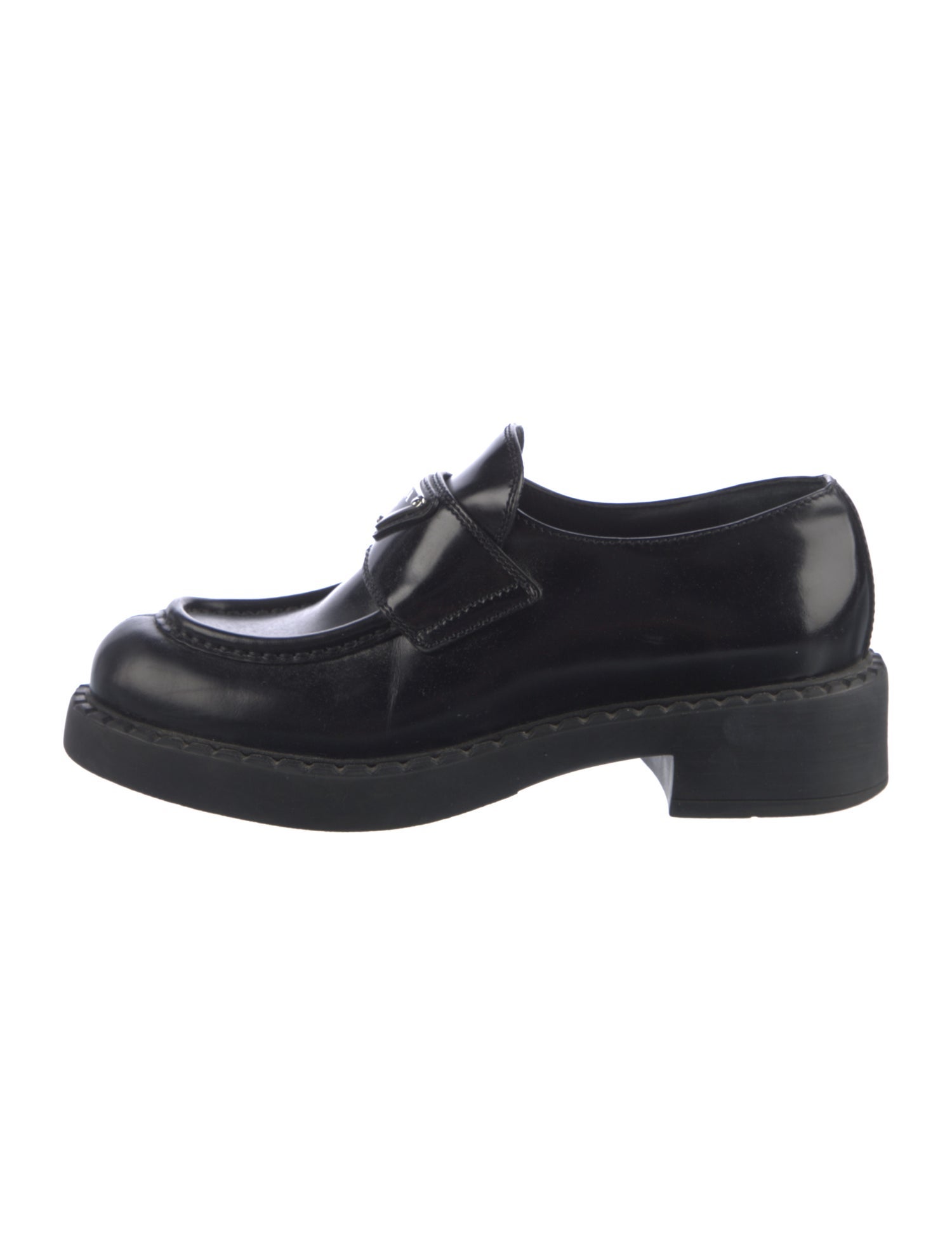 Prada Leather Mary Jane Flats
