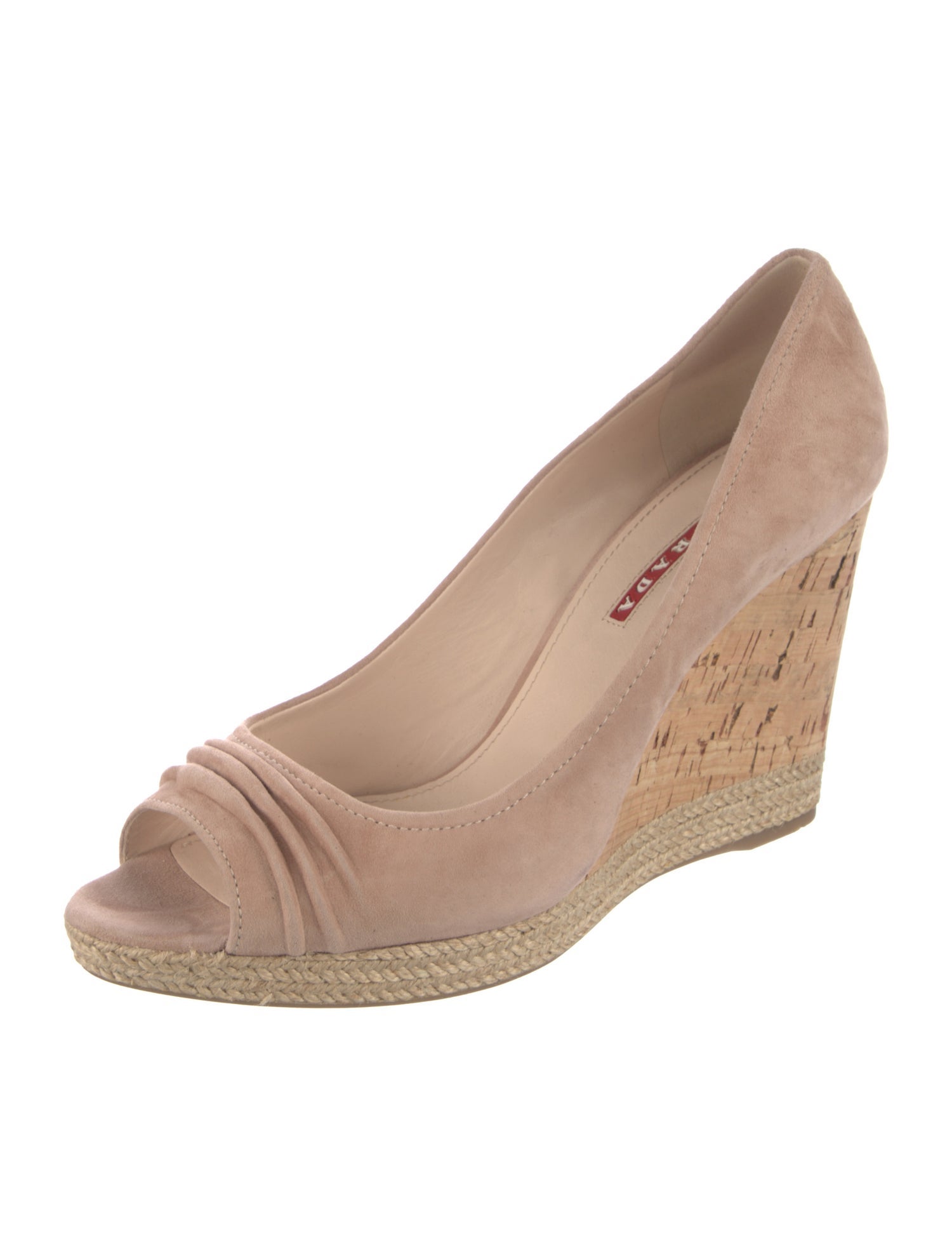 Prada Sport Suede Cutout Accent Espadrilles