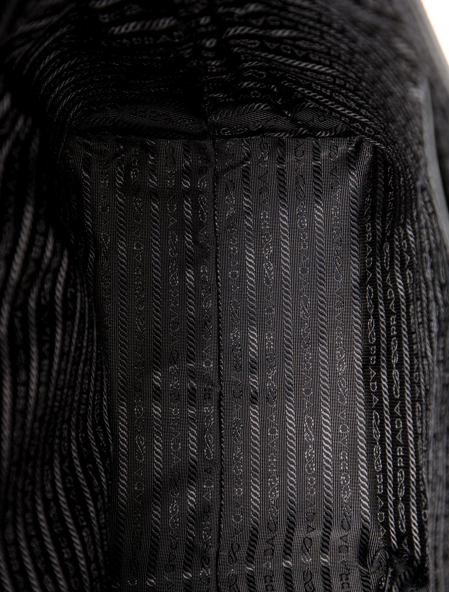 Prada Enameled Metal Triangle Tote