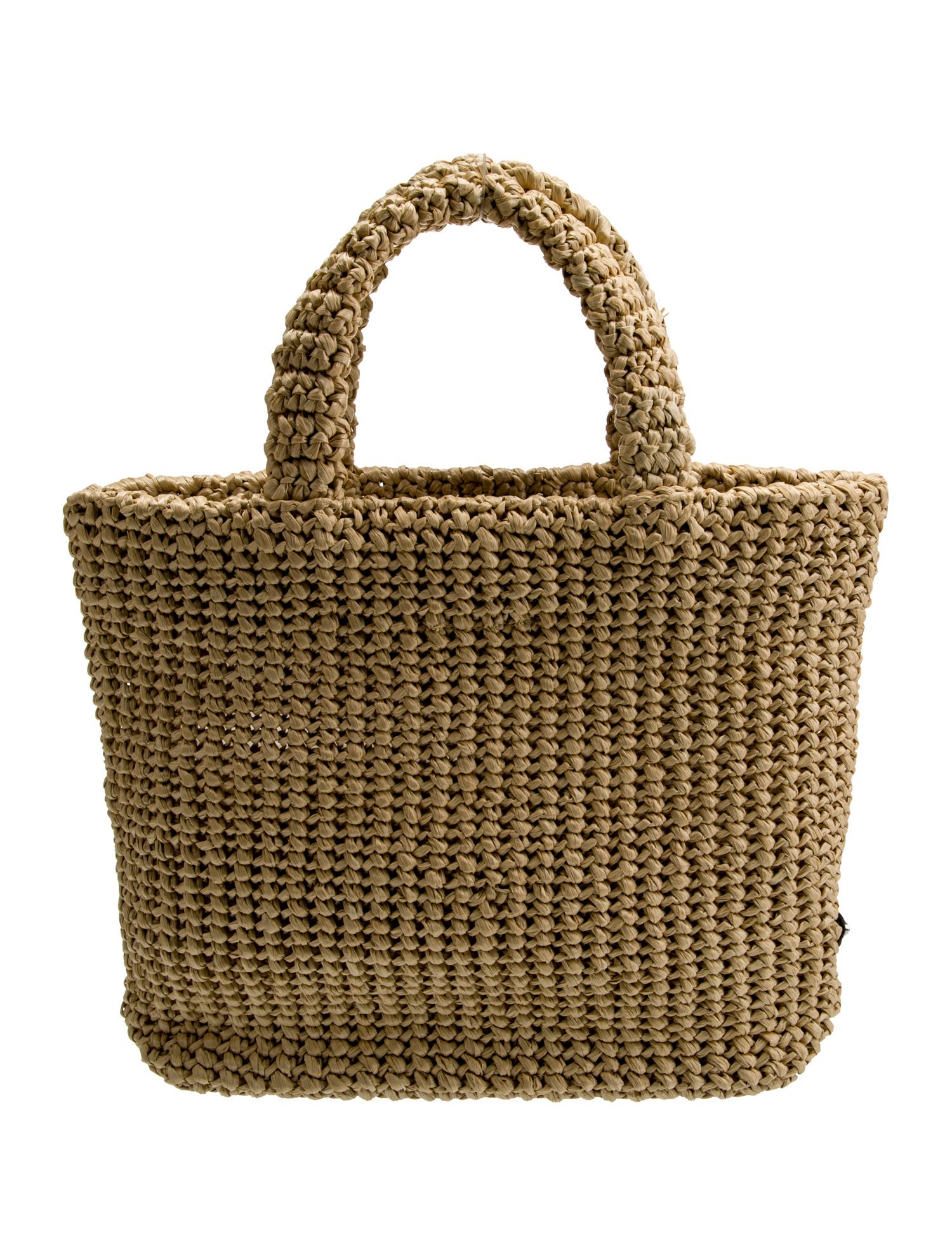 Prada Enameled Metal Triangle Top Handle Bag Small