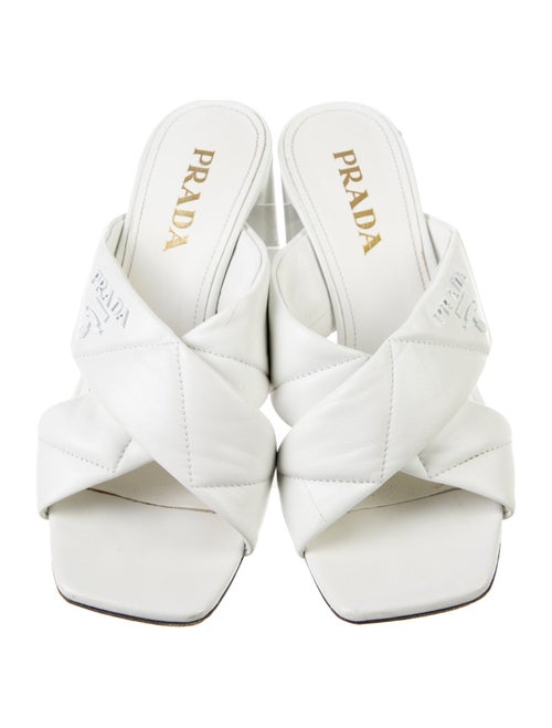 Prada Leather Slides