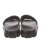 Prada Quilted Pattern Leather Slides