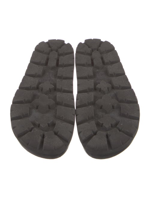 Prada Quilted Pattern Leather Slides