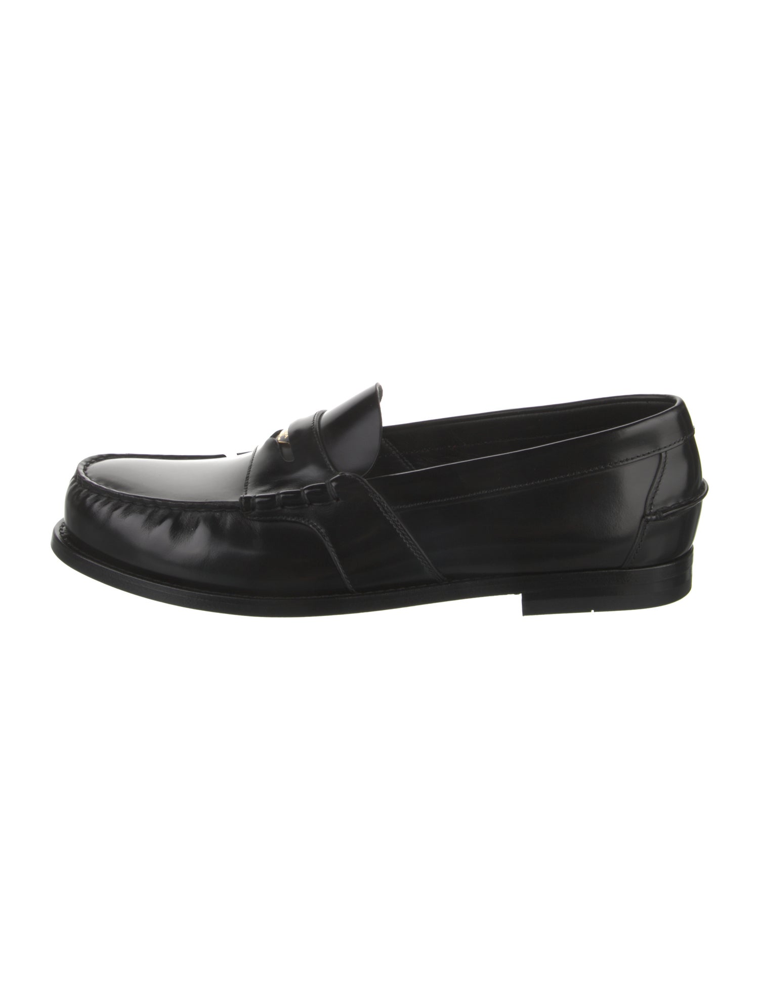 Prada Leather Dress Loafers
