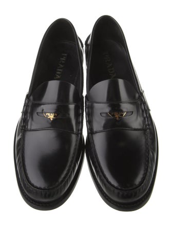 Prada Leather Dress Loafers
