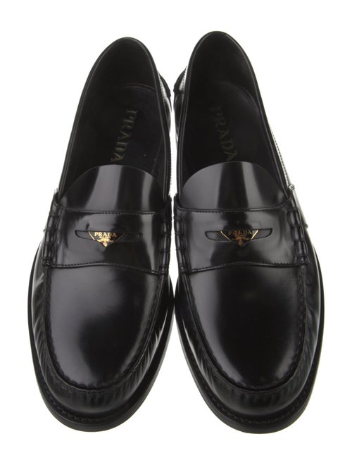 Prada Leather Dress Loafers