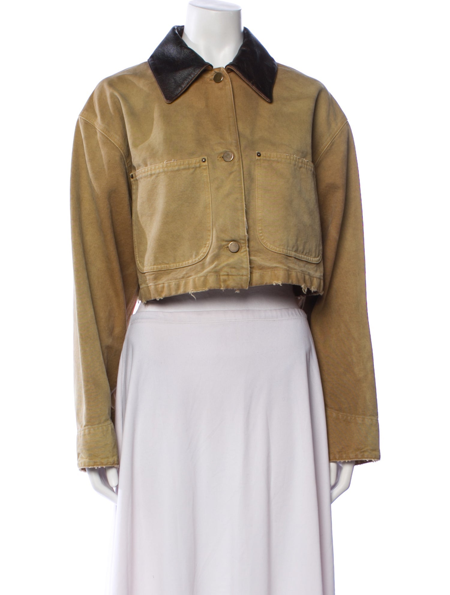 Prada 2024 Colorblock Pattern Denim Jacket