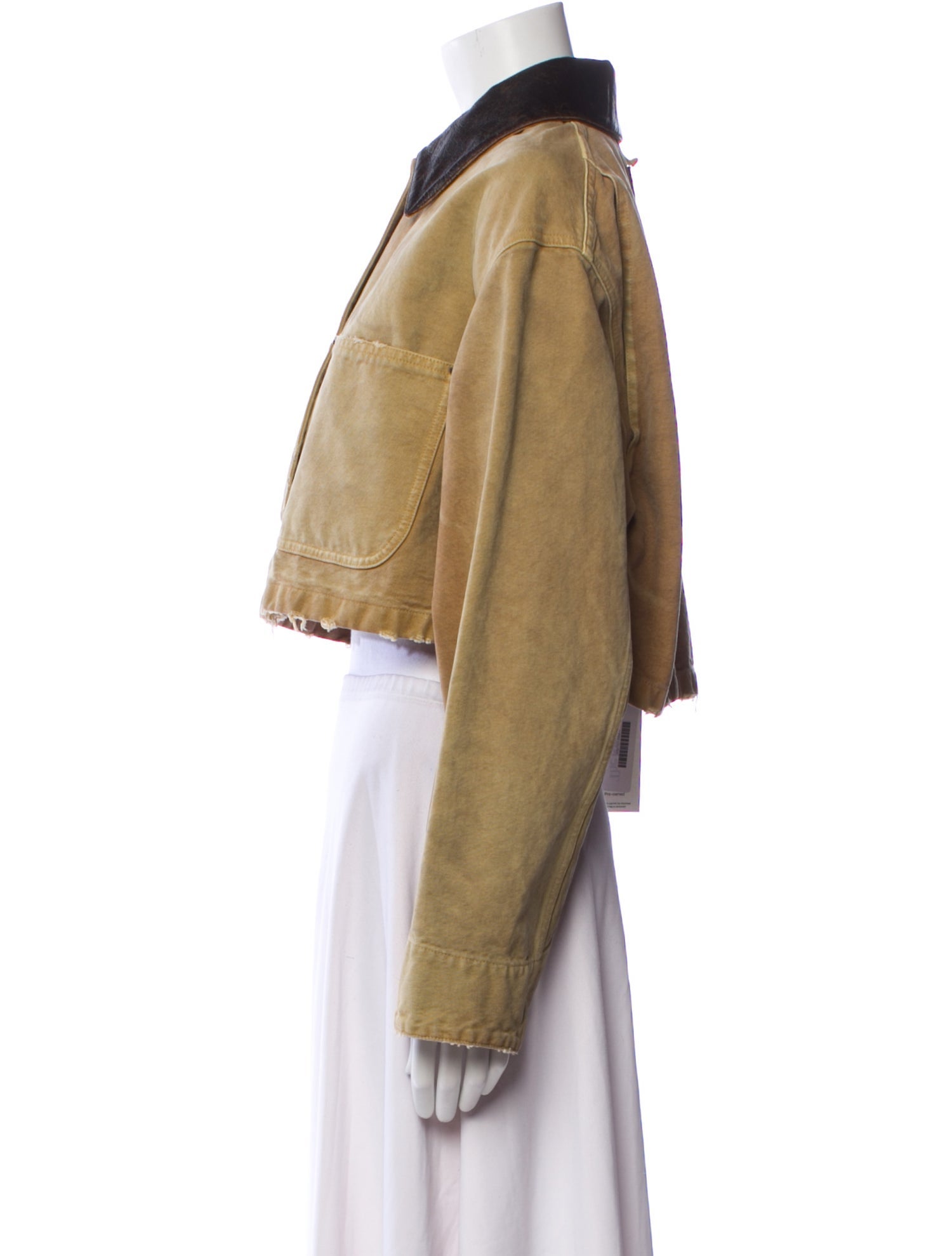 Prada 2024 Colorblock Pattern Denim Jacket