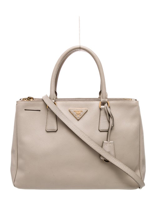 Prada Saffiano Leather Galleria Double Zip Large