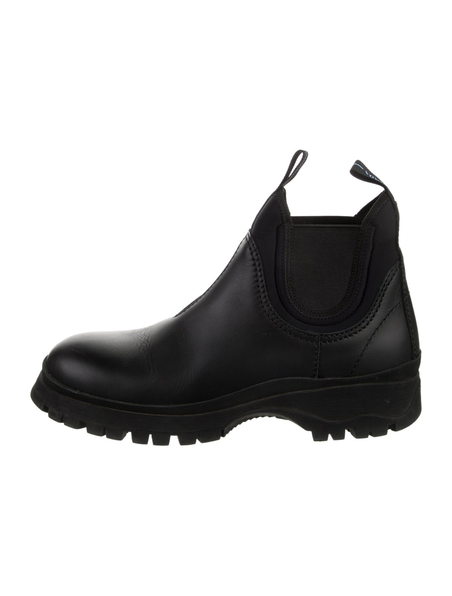 Prada Leather Chelsea Boots