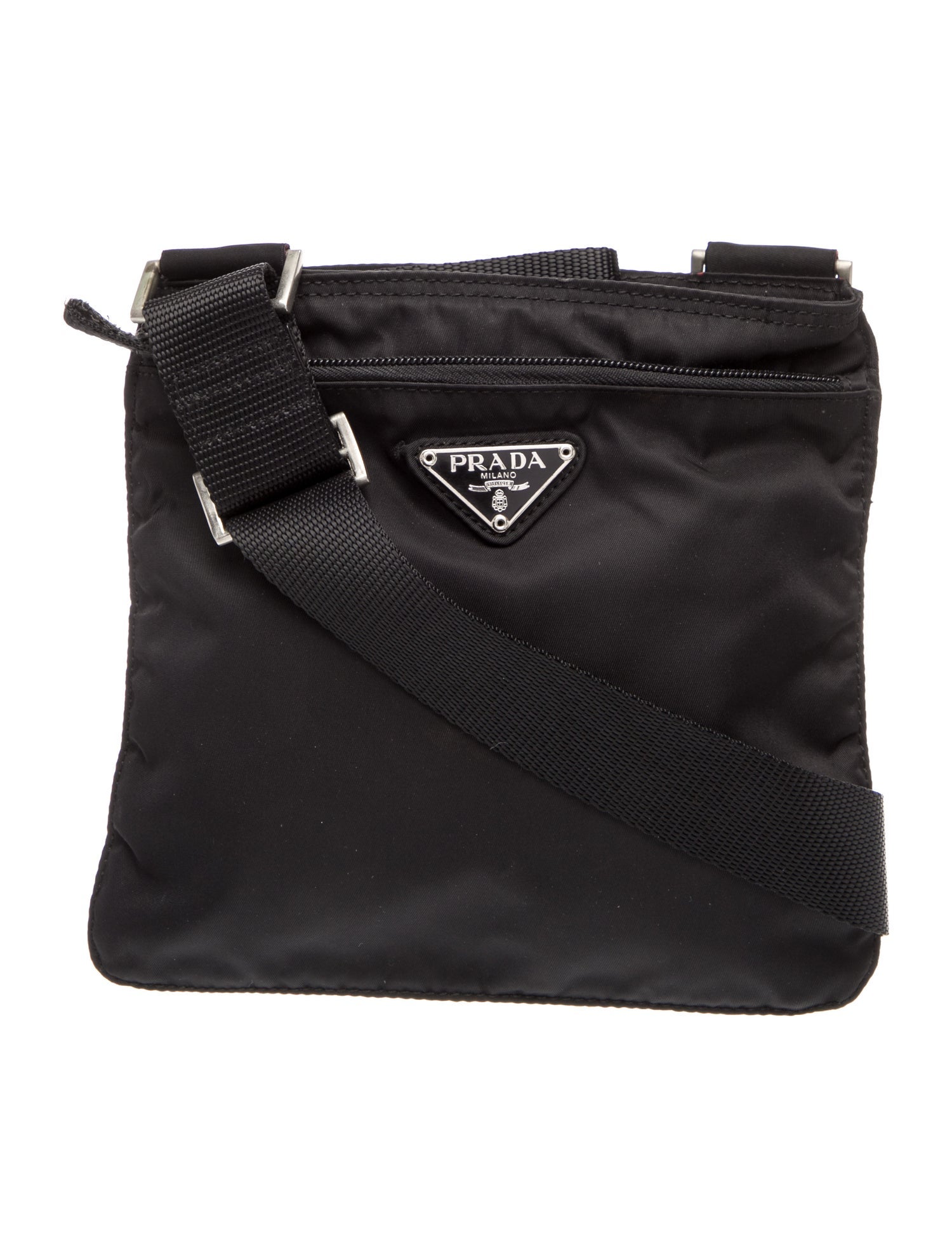 Prada Vela Nylon Messenger Bag