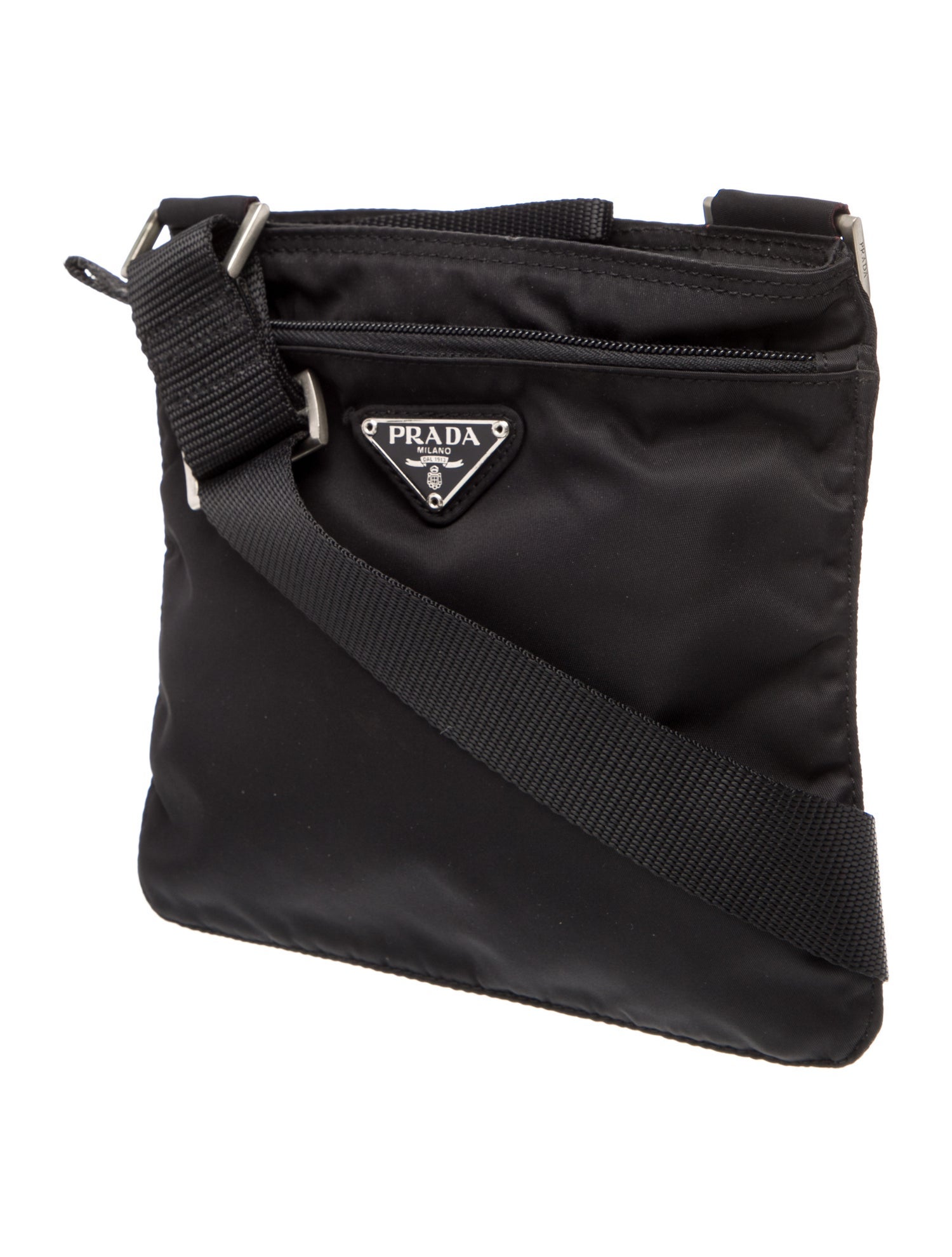 Prada Vela Nylon Messenger Bag