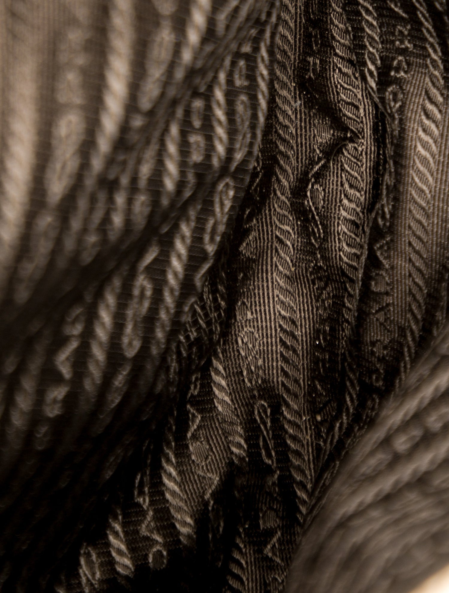 Prada Enameled Metal Triangle Bauletto