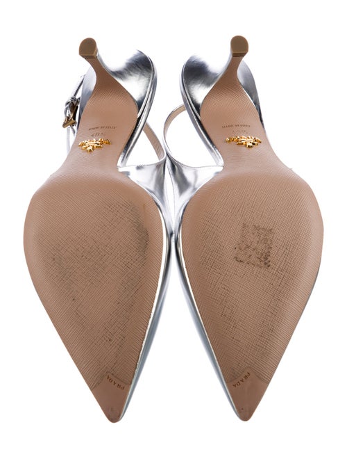 Prada Patent Leather Slingback Pumps