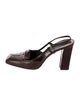 Prada Leather Slingback Pumps